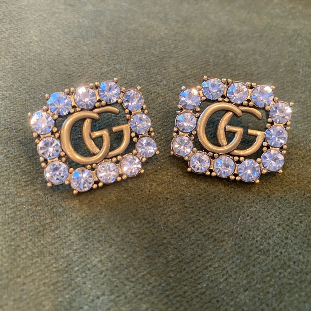 Gucci Crystal “GG” earrings